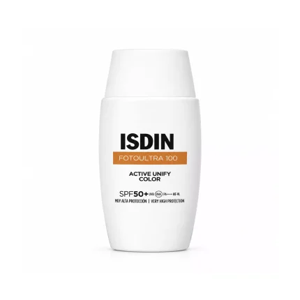 ضدآفتاب ضدلک رنگی ایزدین SPF50+ مدل Fotoultra 100 Active Unify