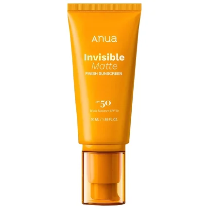 کرم ضد آفتاب بی‌رنگ آنوا SPF 50 مدل Invisible Matte