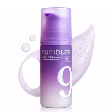 ماسک حبابی حجیم کننده و درخشان کننده شماره 9 نامبوزین مدل NAD⁺ PDRN Plumping Glow Bubble Mask